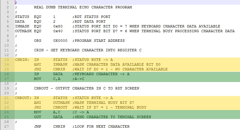 RDT Echo Program